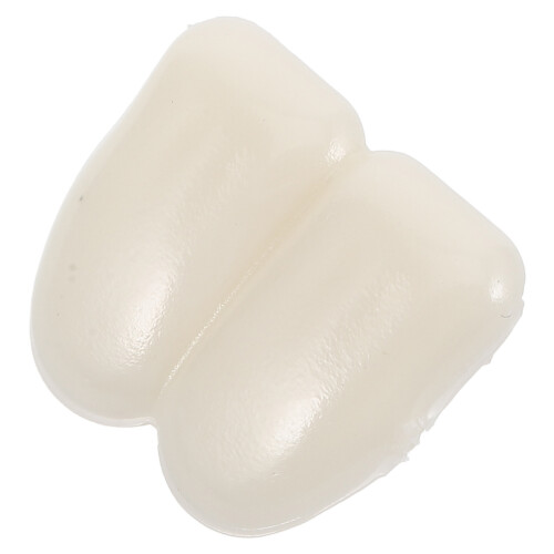 2Pcs Lightweight Beige Rabbit Teeth for Cosplay and Party Fun 2
