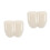 2Pcs Lightweight Beige Rabbit Teeth for Cosplay and Party Fun 8