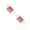 2Sets Mini Double Bed Decor Durable Wooden Miniature House Accessories 7