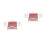2Sets Mini Double Bed Decor Durable Wooden Miniature House Accessories 6
