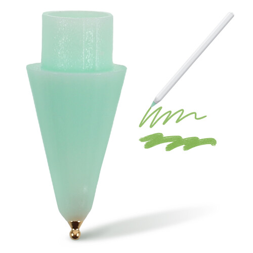 3Pcs Green Stylus Replacement Tips Plastic Pen Caps for Accurate Touch
