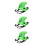 3Pcs Toddler Swim Float Back Belt Eva Kid Pool Float Trainer Green 9