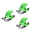 3Pcs Toddler Swim Float Back Belt Eva Kid Pool Float Trainer Green 10