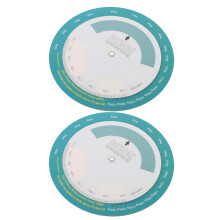 4St Plastic Bmi Calculatorwiel Wandmodel Multikleur Gezondheidsmeter