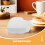 3 Stuks Hart Schuim Cake Dummy 8" Wit Voor Decoratie 9