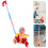 Roze Baby Push Pull Hond Speelgoed Leerloop Plastic Loopwagen 9