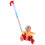 Roze Baby Push Pull Hond Speelgoed Leerloop Plastic Loopwagen 8