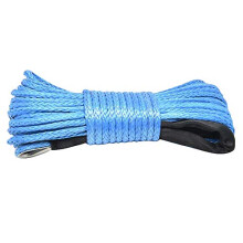 7700Lbs Electric Rope Nylon Rope Strength Fiber Rope 6mmx15M Car Trailer Rope Trailer Belt Winch Compatible