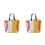 2St Stijlvolle Canvas Handtas Dames Multi Inhoud 6