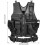Tactical Airsoft Vest For Men MOLLE Compatible Adjustable Straps Modular System 3