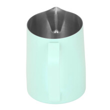 Pichet à lait vert clair de 500 ml pour mousser le lait 120 x 108 mm