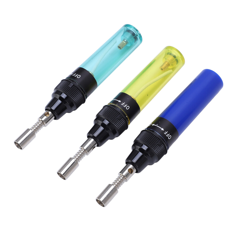 3Pcs Gas Soldering Iron Kit, 1300 Flame, 450 Tip, 80Min Use 8721373686432