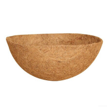 3 Pack Fiber Hanging Basket Liners for Flowers and Vegetables, 8 Inch Renewable Coconut Material