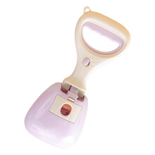 Dog Poop Picker, Pet Pooper Scooper, Portable Cat Litter Scooper with Storage Bag, Purple