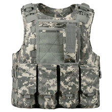 Airsoft Vest Multifunctional Molle Adjustable Lightweight Plate Carrier For Outdoor Training Paintball Security Style 2
