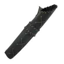 Traditional PU Leather Archery Quiver HandWoven With Adjustable Straps Medieval Vintage Arrow Holster Bow Quiver