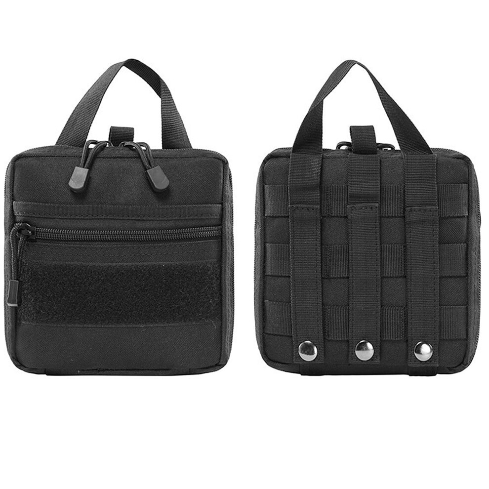 Black Tactical First Aid Kit Emt Medical Ifak Pouch Molle Trauma Bag For Camping Home Car Hiking Hunting