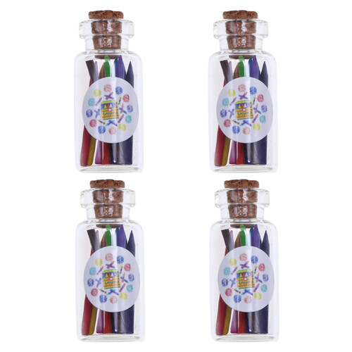 3Pz Miniatura Cera Colorati Per Casa Bambole 1