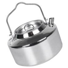 Portable Stainless Steel Camping Tea Kettle, MultiFunction Water Pot, Outdoor Kettle For Boiling Tea And Coffee, Hiking Picnic