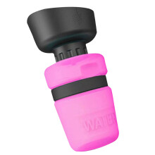520ml BPA-freie Hundereise-Wasserflasche Leicht, Auslaufsicher, Rosenrot