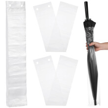 400Pcs Waterproof Disposable Wet Bag Wrappers for Umbrella Storage