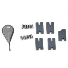 Surfboard Fin Key Replacement Kit High Quality Fine Workmanship Metal Hexagon Key Comfortable Use Plastic Molded Handle Small And Portable For Surfers