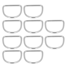 10 Stück D-Ring-Schnallen, halbrunde D-förmige
