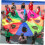 Rainbow Octagonal Umbrella Cooperative Mole Attack Game For HandEye Coordination Development, Reaction Capacity Trainer 4