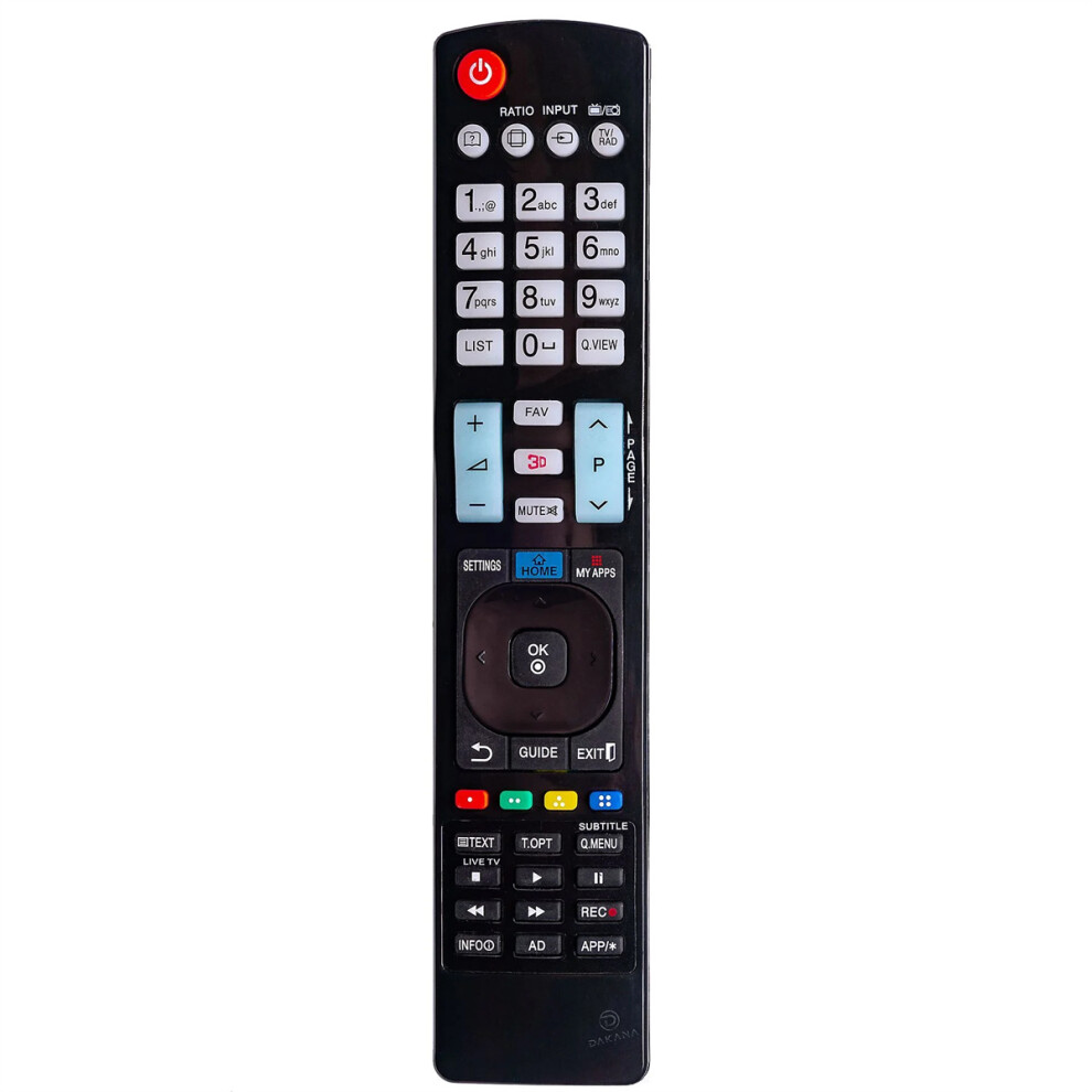 Remote Control Replacement For Lg Smart Tv, Akb73615303 Infrared Replacement Remote Control With Full Function Design, Pre-Programmed No Program 9169997491107