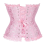 Flexible Bones Corset For Women, Modesty Panel With Plastic Boning Support, Bustier Shapewear Featuring Front Closure And Adjustable Laces, 5