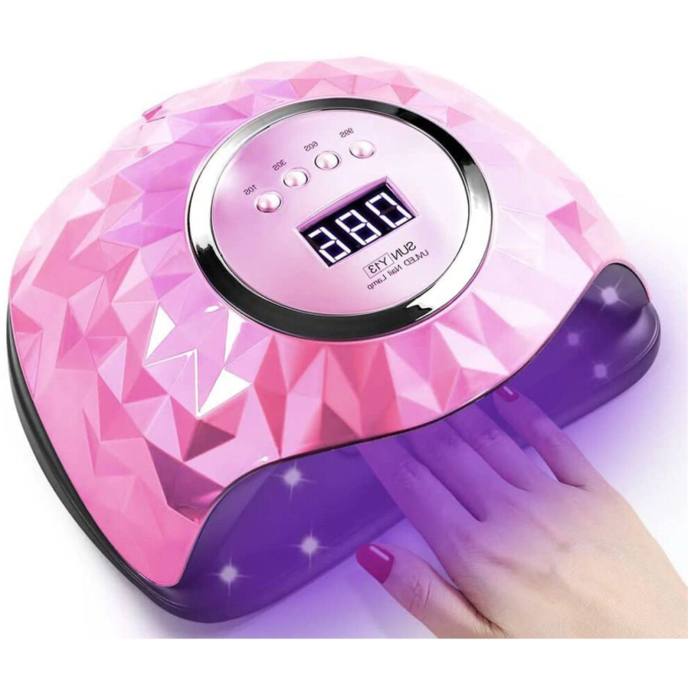 Light Fast Nail Dryer For Gel Polish, Led Gel Nail Polish Curing Lamp With 4 Timer Setting Auto Sensor, Salon Quality Nail Curing Machine With
