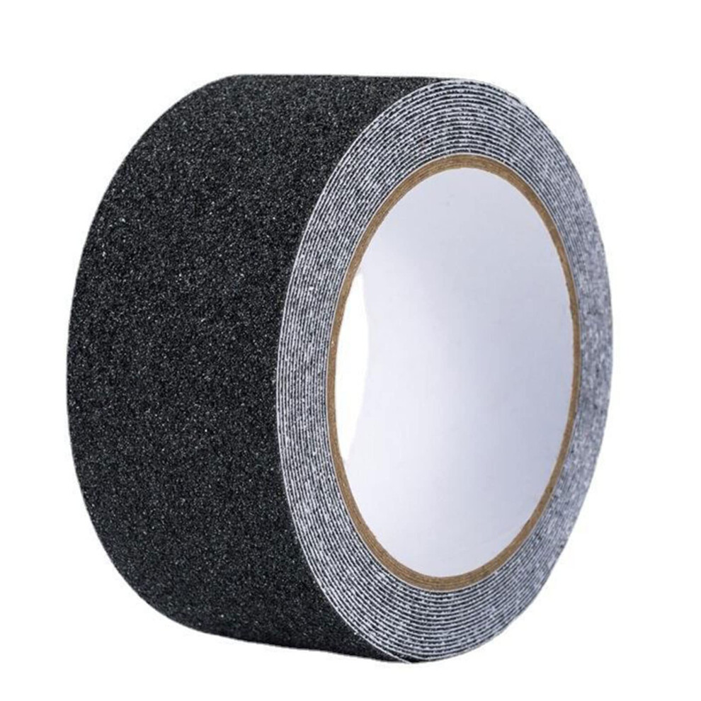 5M Matte, Nonslip Stair Tread Tape, Waterproof, Wearresistant, Antislip Adhesive Tape, Black 50Mm 9347817064216