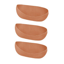 Brown Felt Window Box Inserts Pack Of 3 24 Inch Felt Plant Basket Liners Drainage Optimized For Shallow Root Gardening