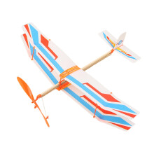 Biplane Model Kit Vintage Aircraft Wooden Assembly Kit for STEM Learning