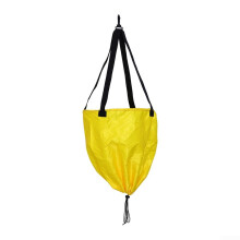 Adjustable Swim Parachute Resistance Belt For Swim Training, Waterproof PU Neoprene, Wide Thick Webbing, Yellow