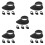20Pcs Black Rubber Eye Shields for Binocular and Telescope Eyepieces 7