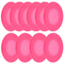 10Pcs Rosy Stethoscope Head Covers Soft Silicone Replacement Parts