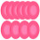 10Pcs Rosy Stethoscope Head Covers Soft Silicone Replacement Parts 1