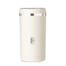 Electric Pill Crusher and Grinder with OneTouch Operation, Stainless Steel Blades, Easy Clean, White