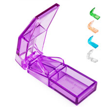 Pill Cutter and Splitter, Precise Medicine Splitter with Stainless Steel Blade
