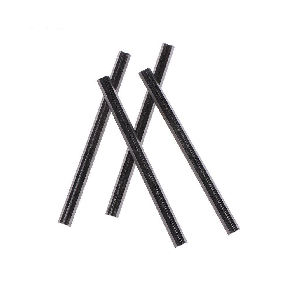 Carbide Planer Blades 10Piece Set For Cutting Soft And Hard Woods Plywood Board Woodworking Machinery 82 X 5.5 X 1.2 Mm 9347817226546