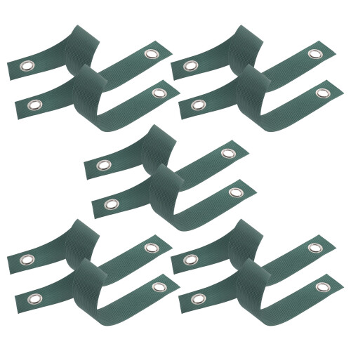 50Stk Grüne Nylon-Baumbänder, Schonend Und Robust Für Gartenanwendung 2
