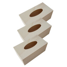 9Stk Beige Tissue Box Holz Zum Selbermachen Und Aufbewahren
