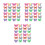 72Stk Schmetterlingsringe PVC Ringe Party Spielspaß 6