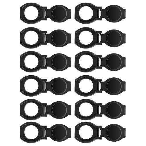 24Stk Zubehör Webcam Blende Schutzdeckel Schwarz ABS Material 1