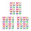 72Stk Schmetterlingsringe PVC Ringe Party Spielspaß 7