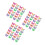 72Stk Schmetterlingsringe PVC Ringe Party Spielspaß 10