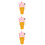 3Stk Lebensechte Eiscreme Deko Pink PVC Für Und Zuhause 10
