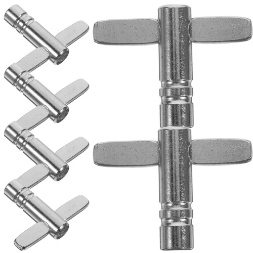 24Stk Trommel Regulierungsschlüssel Profi Drum Keys Silber 1