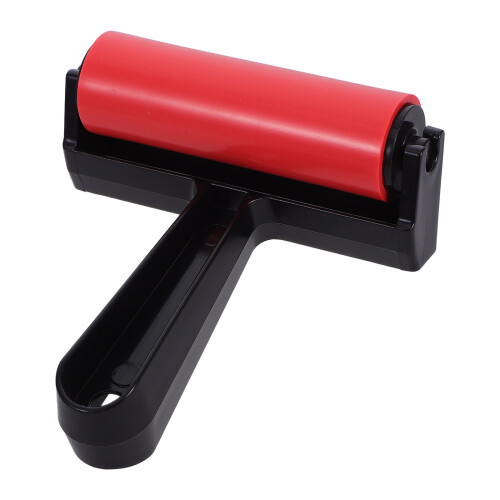 5Stk ABS Handroller Rot Kleiner Malroller Für Bastelarbeiten 2